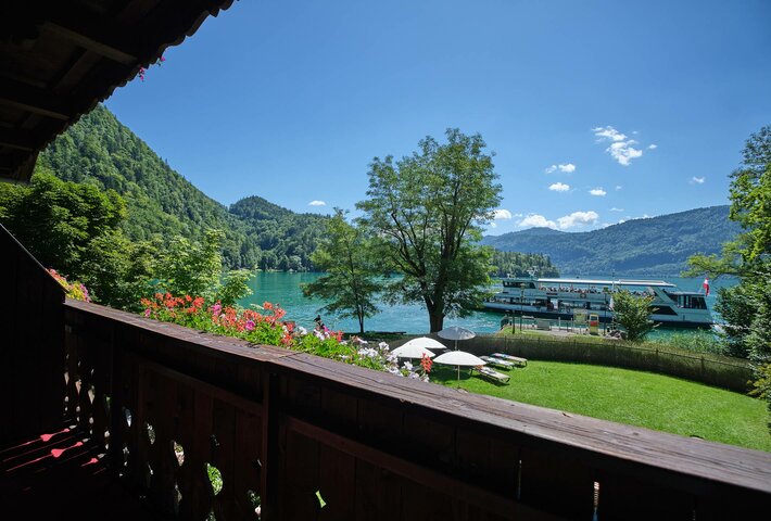 Doppelzimmer Salzburger Land · mit Balkon am See