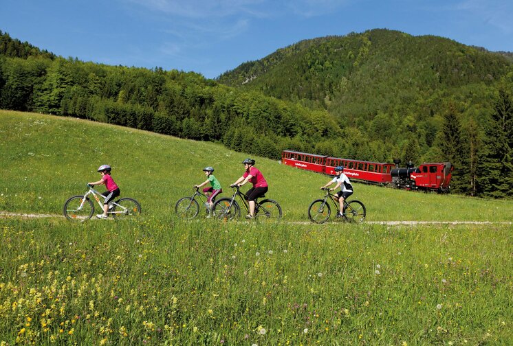 Radfahren am Wolfgangsee im Sommerurlaub Salzkammergut