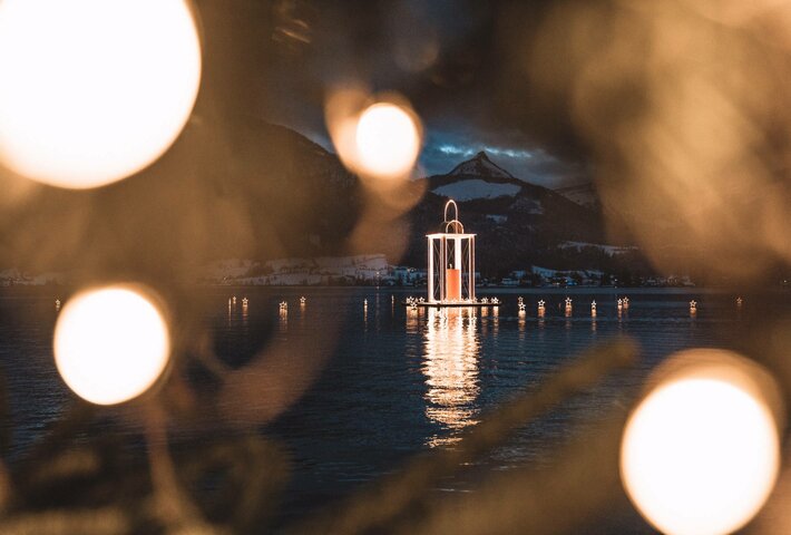 Advent at lake Wolfgangsee - winter vacation in Fürberg