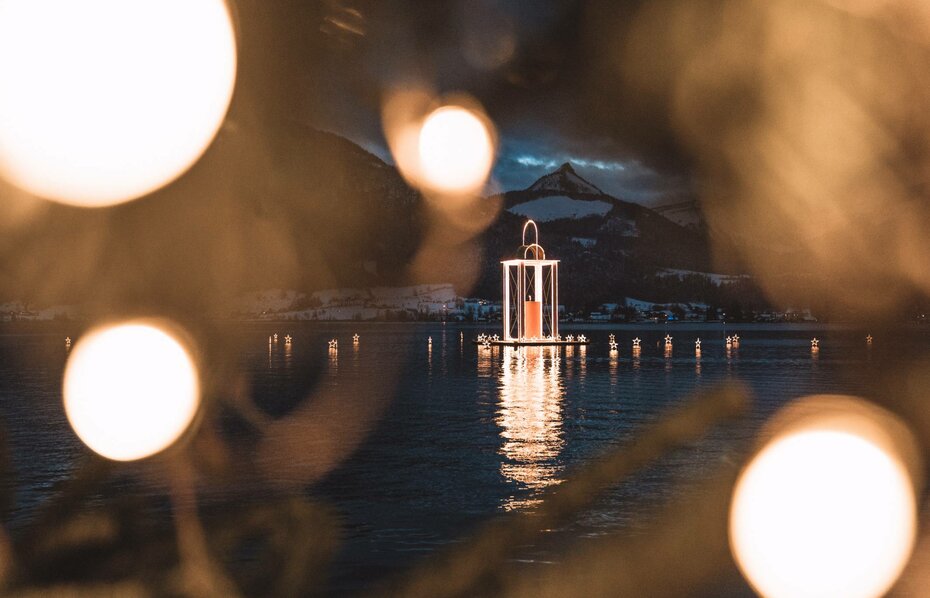 Advent at lake Wolfgangsee - winter vacation in Fürberg