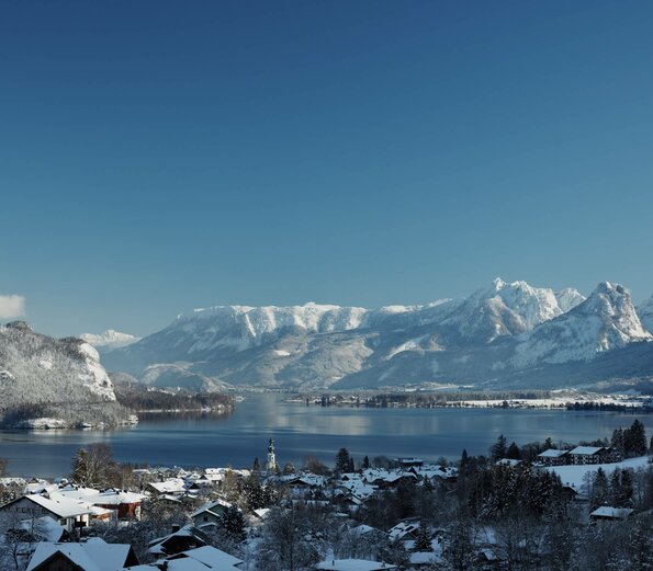 Wolfgangsee in winter: Relaxation at the hotel