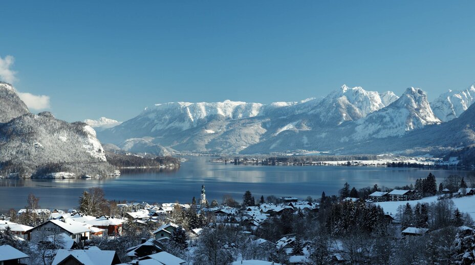 Silvester am Wolfgangsee ► Fürbergbucht - Winterurlaub